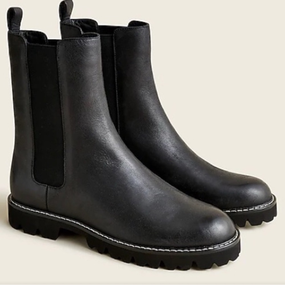 J.Crew Gwen Leather Chelsea Boots